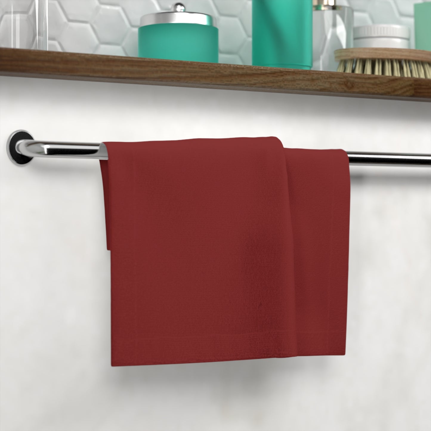 Velvet Rouge Face Towel – Soft Absorbent Cotton Handkerchief for Daily Bath & Travel