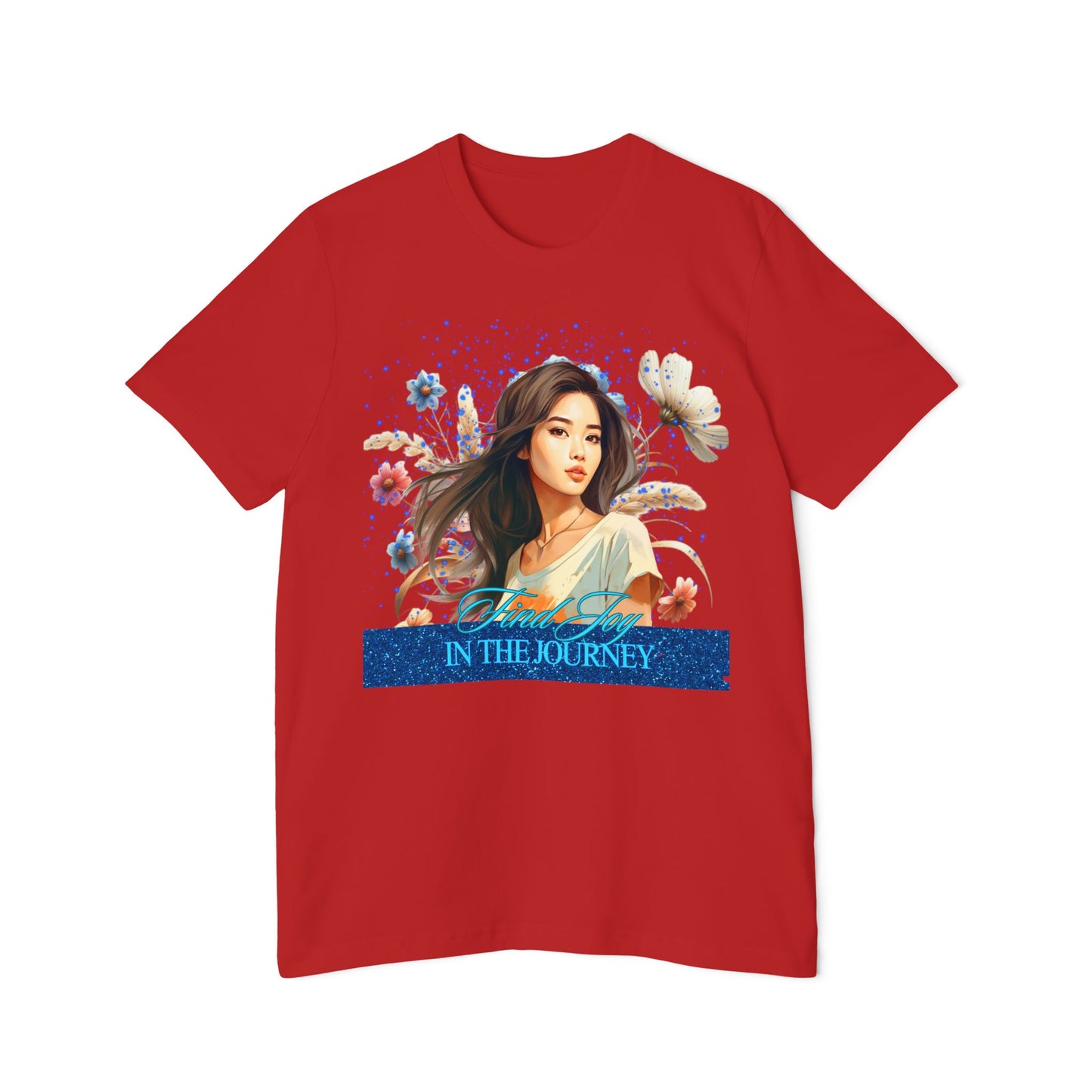 Portrait Graphic T-Shirt — "In The Journey" Floral Portrait Tee