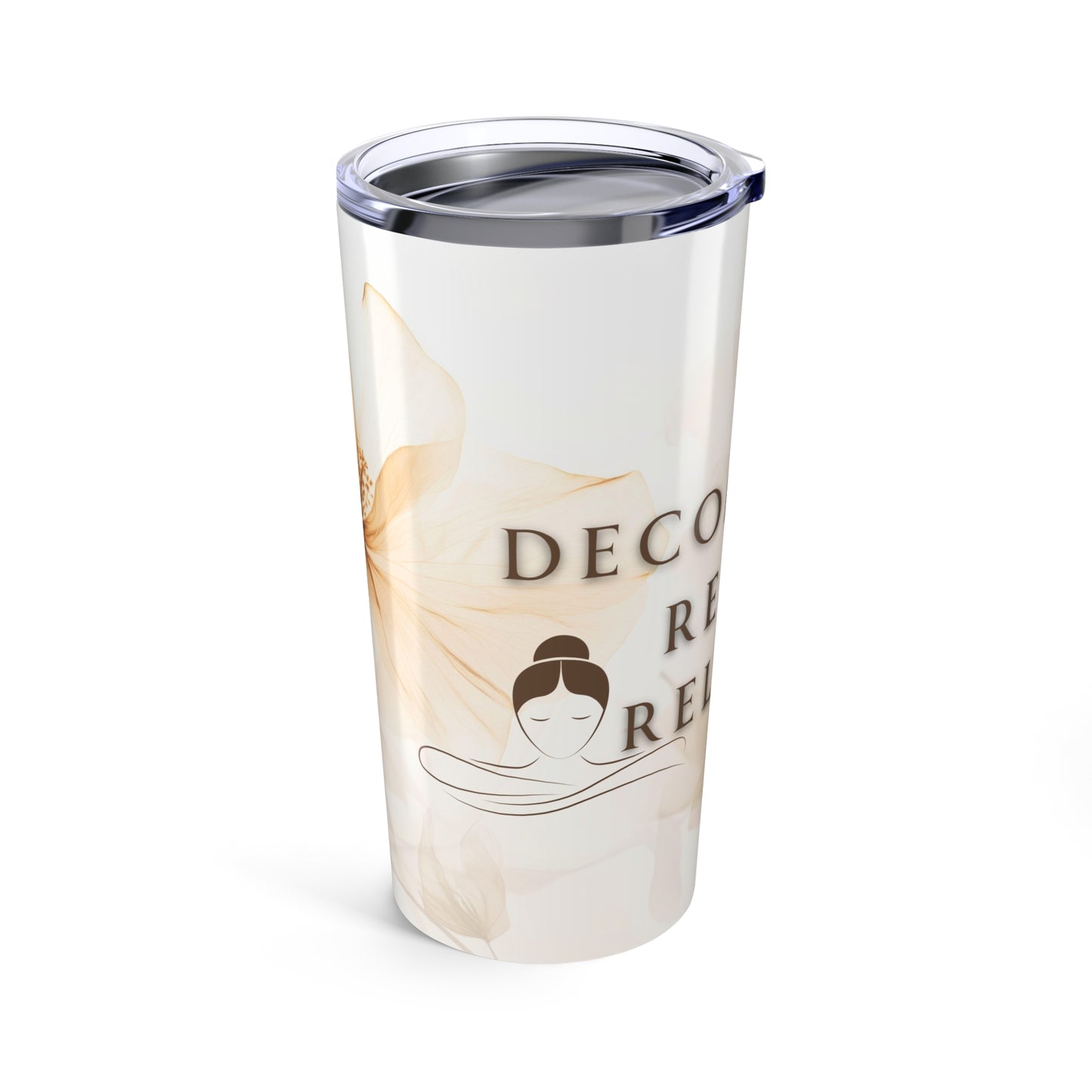 Decompress, Relax, Release Tumbler 20oz