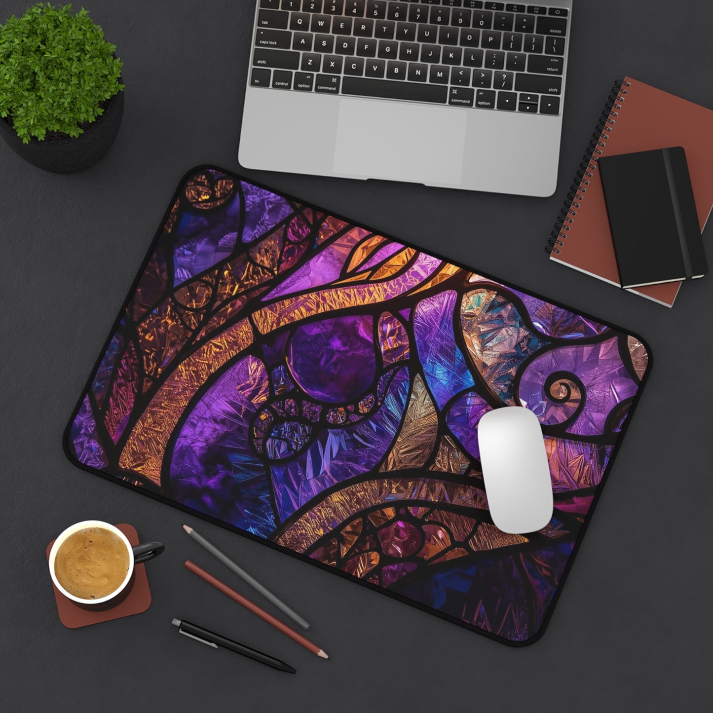 Moonlit Violet Desk Mat