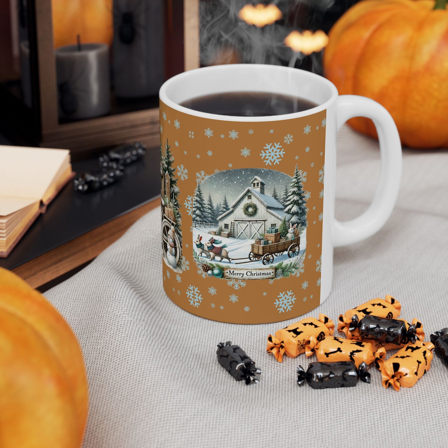 Merry Christmas 2 Ceramic Mug, (11oz, 15oz)