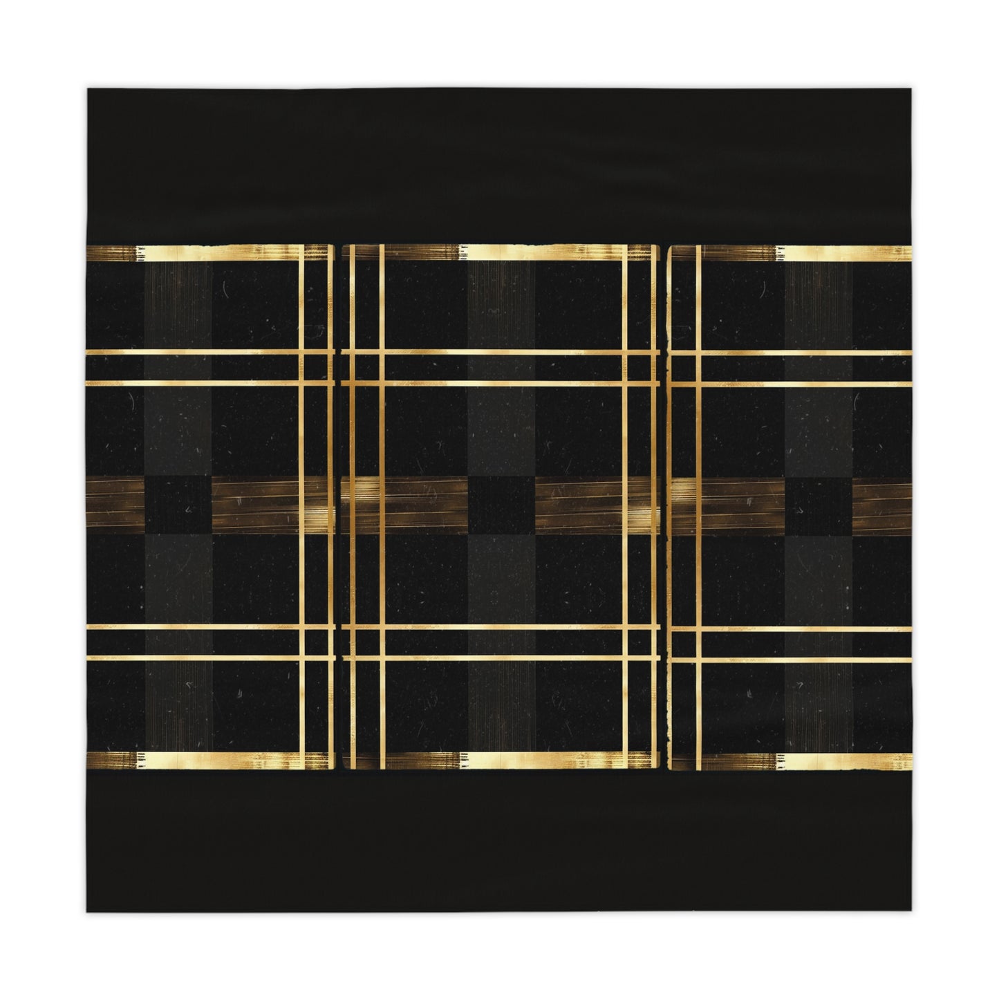 Noir & Gold Glam Tablecloth