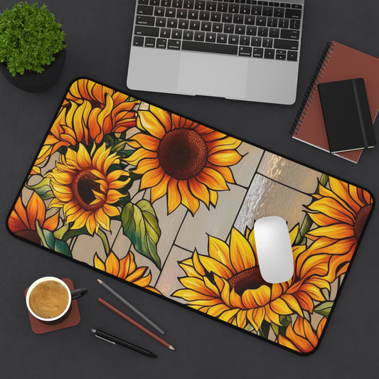 Rustic Sunflower Desk Mat