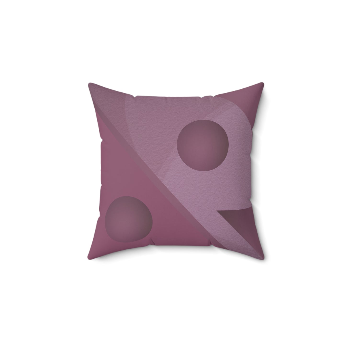 Just Mauve-lous Polyester Square Pillow