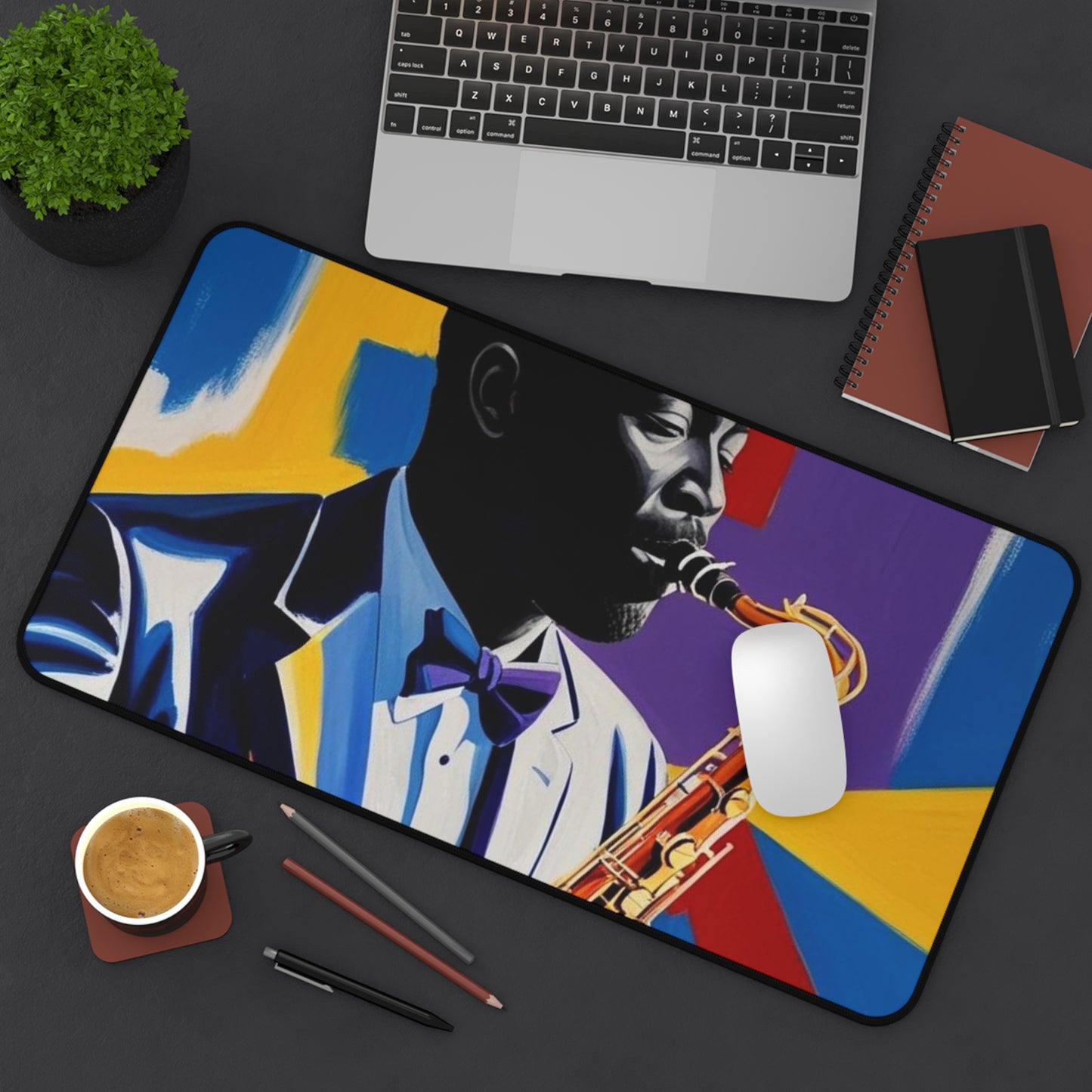 All That Sax Desk Mat