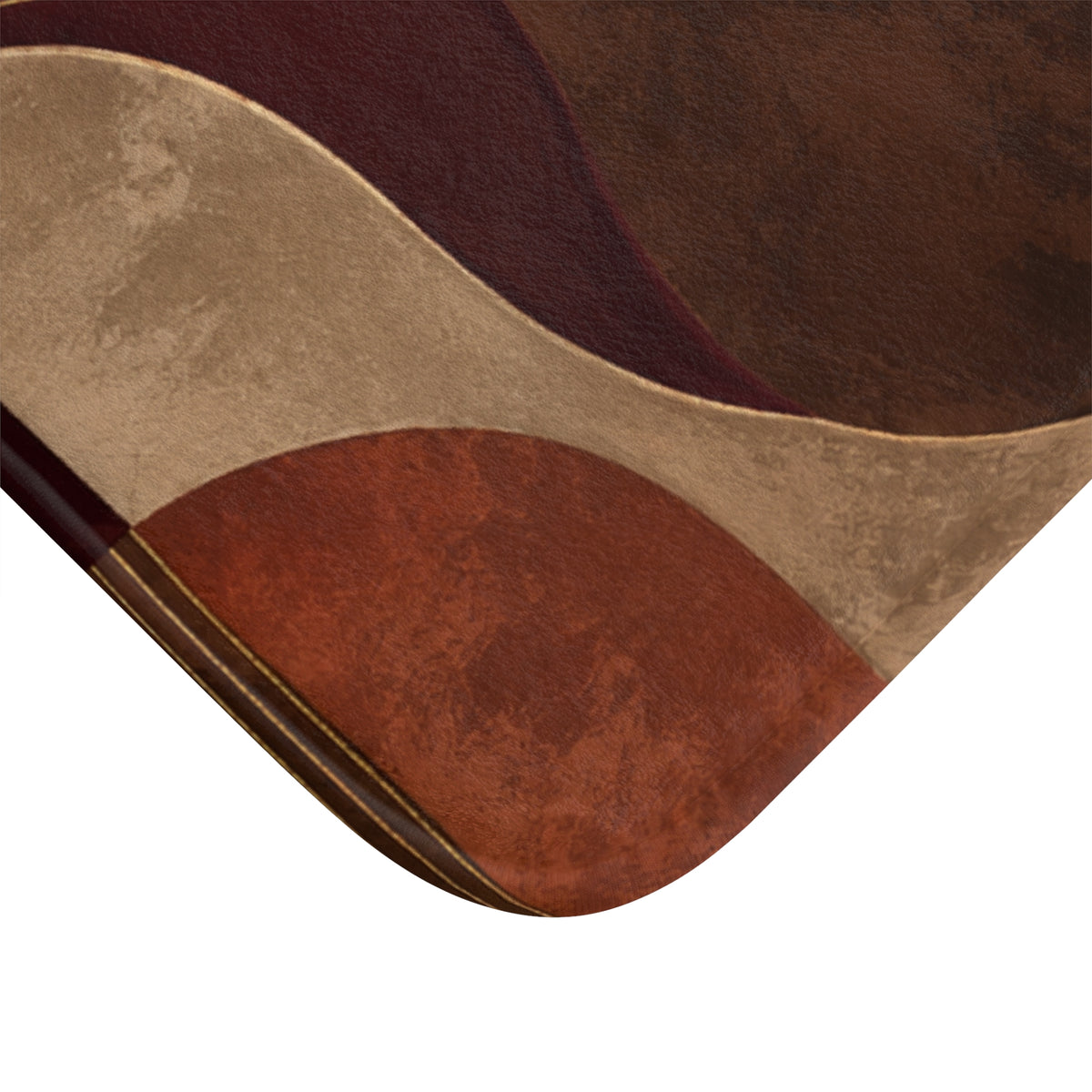 Ember & Earth — Retro Geometric Bathroom Rug