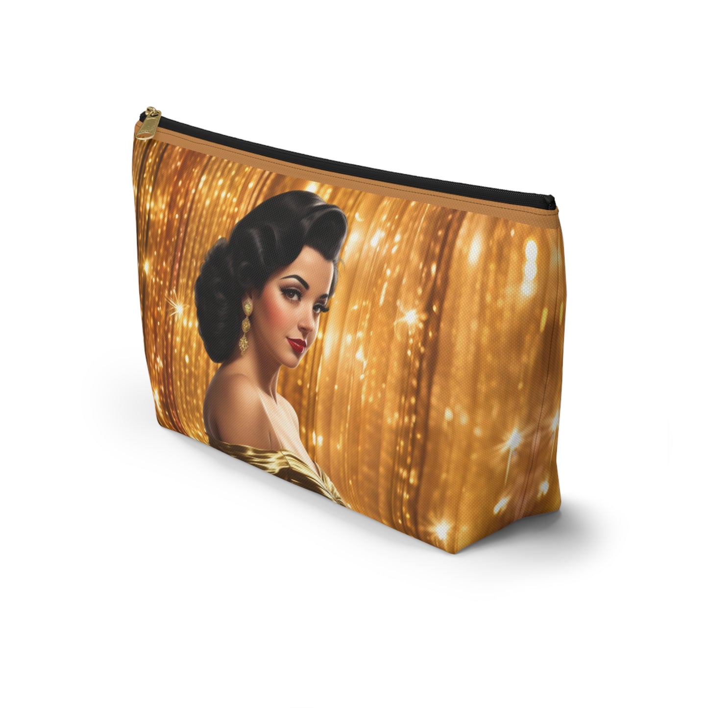 Retro Glam Girl "Ana Maria" Accessory Pouch w T-bottom