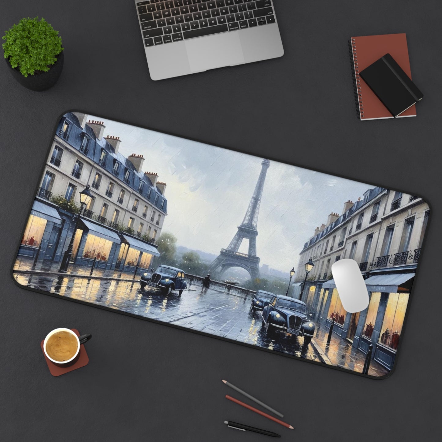 A Rainy Day in Paris Desk Mat