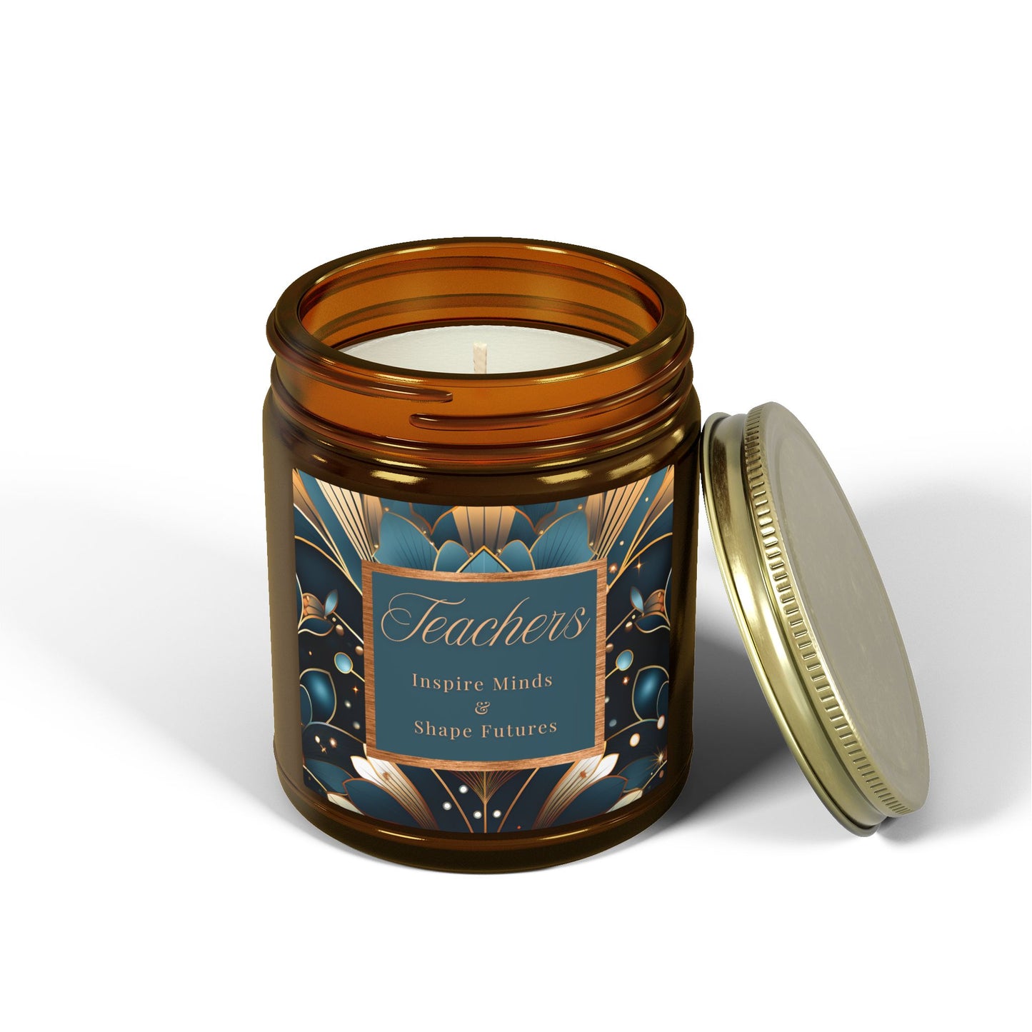Teachers Scented Candles, Coconut Apricot Wax (4oz, 9oz)