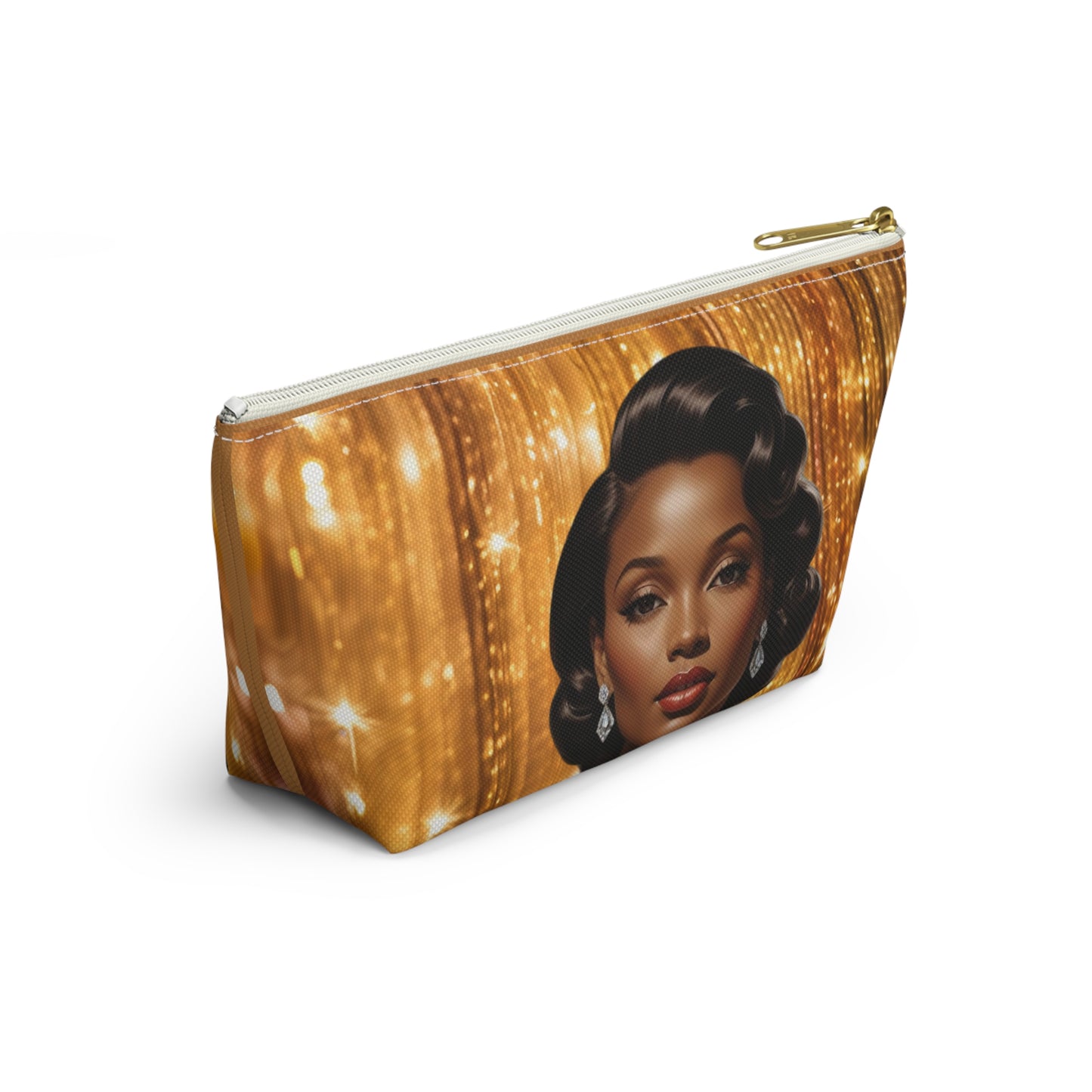 Retro Glam Girl "Diana" Accessory Pouch w T-bottom