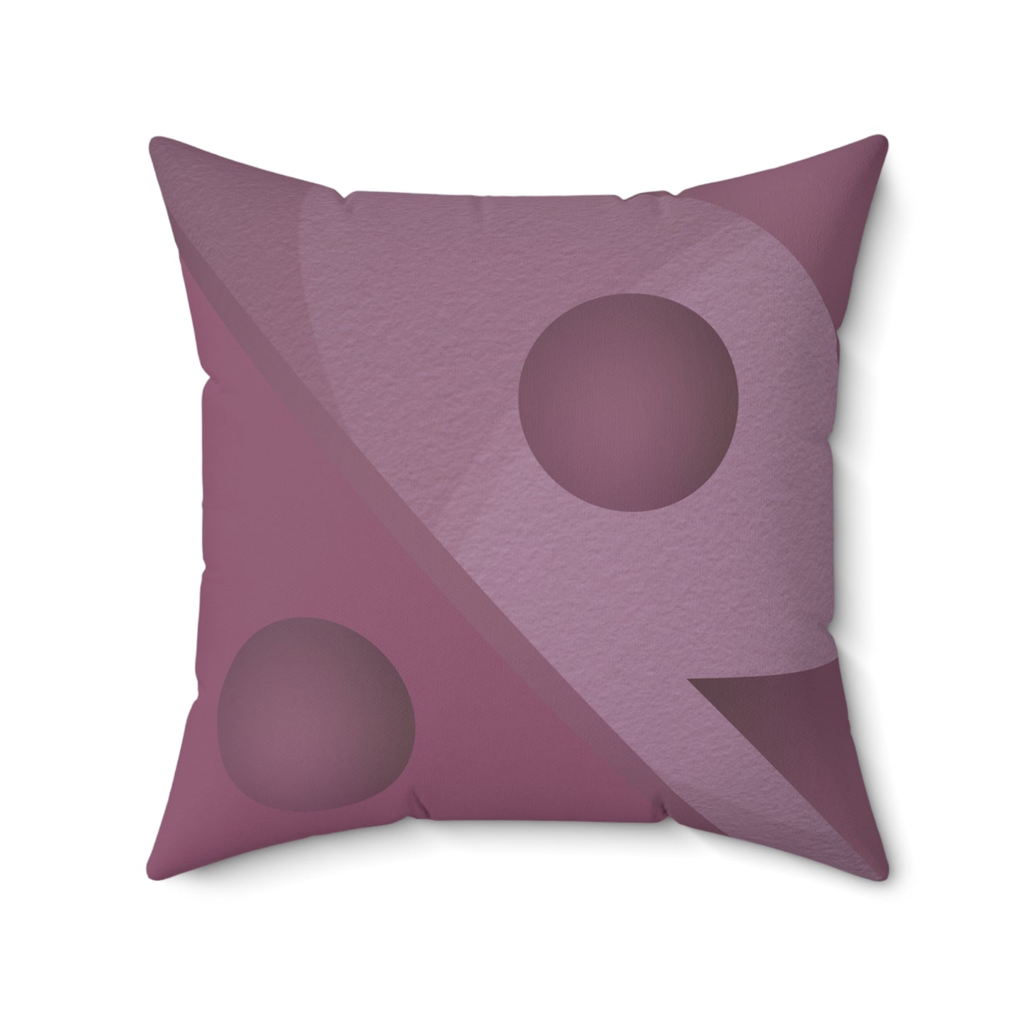 Just Mauve-lous Polyester Square Pillow