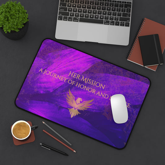 Her Mission Desk Mat