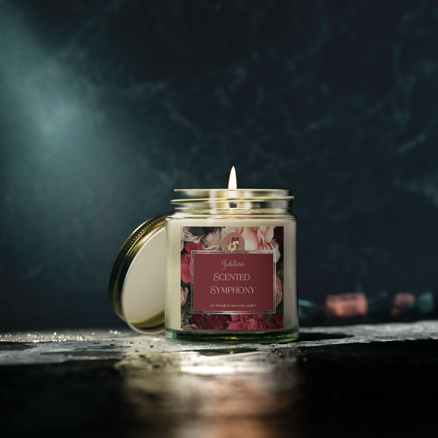 Scented Symphony Coconut Apricot Candle Collection (4oz, 9oz)