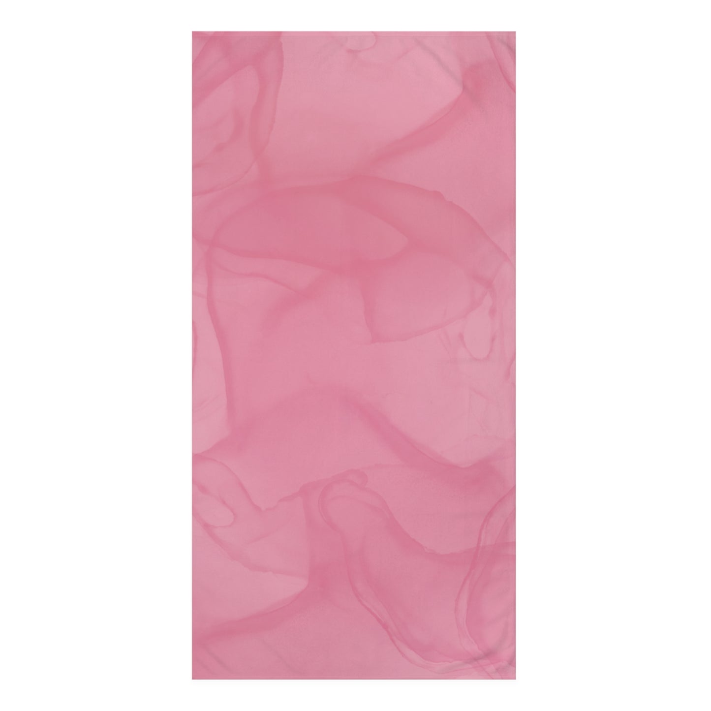 Blush Pink Beach Towel — Soft Mink-Cotton Swirl Design