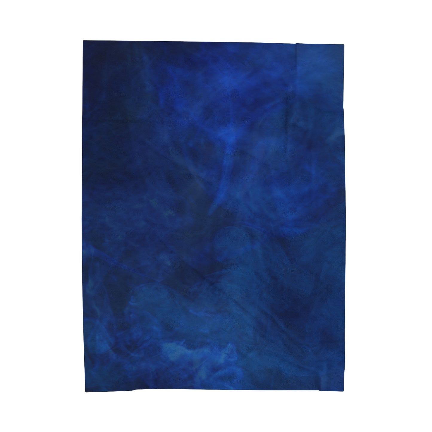 A Kind of Smoky Blue Velveteen Plush Blanket