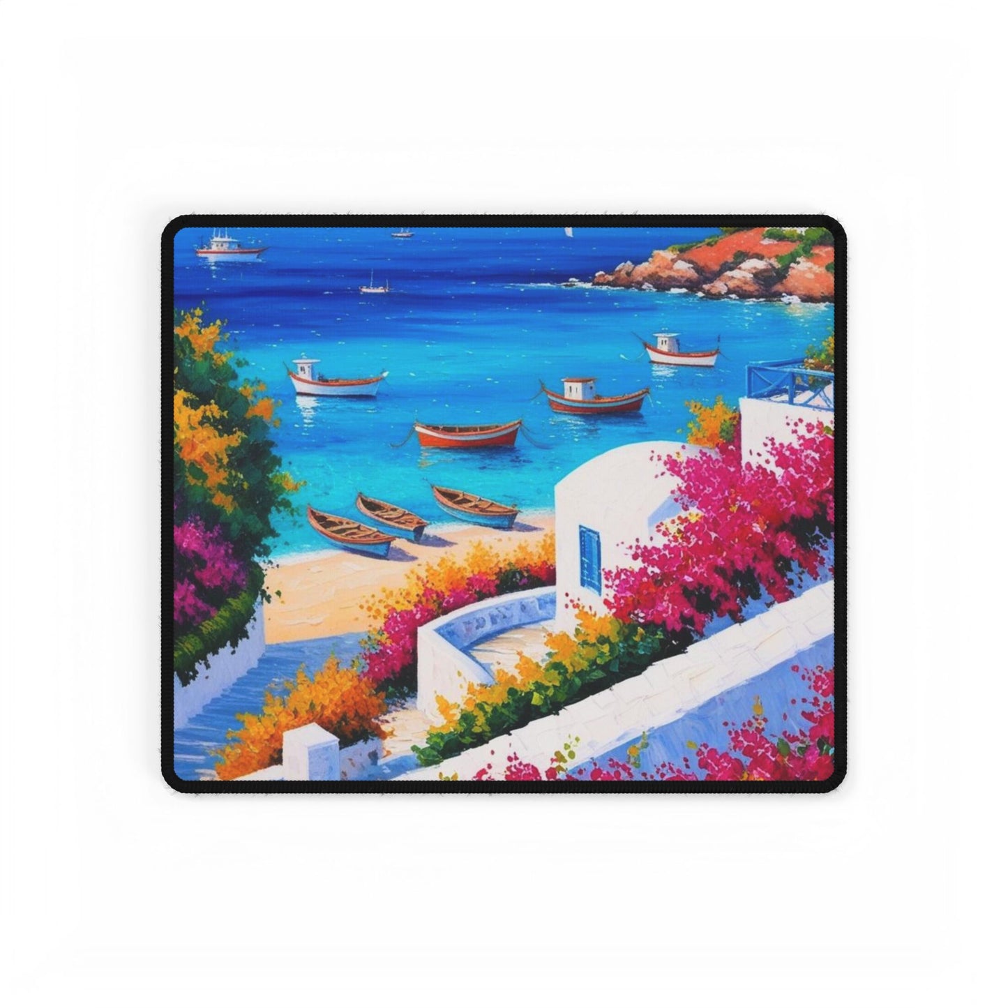Grecian Seaside Desk Mats