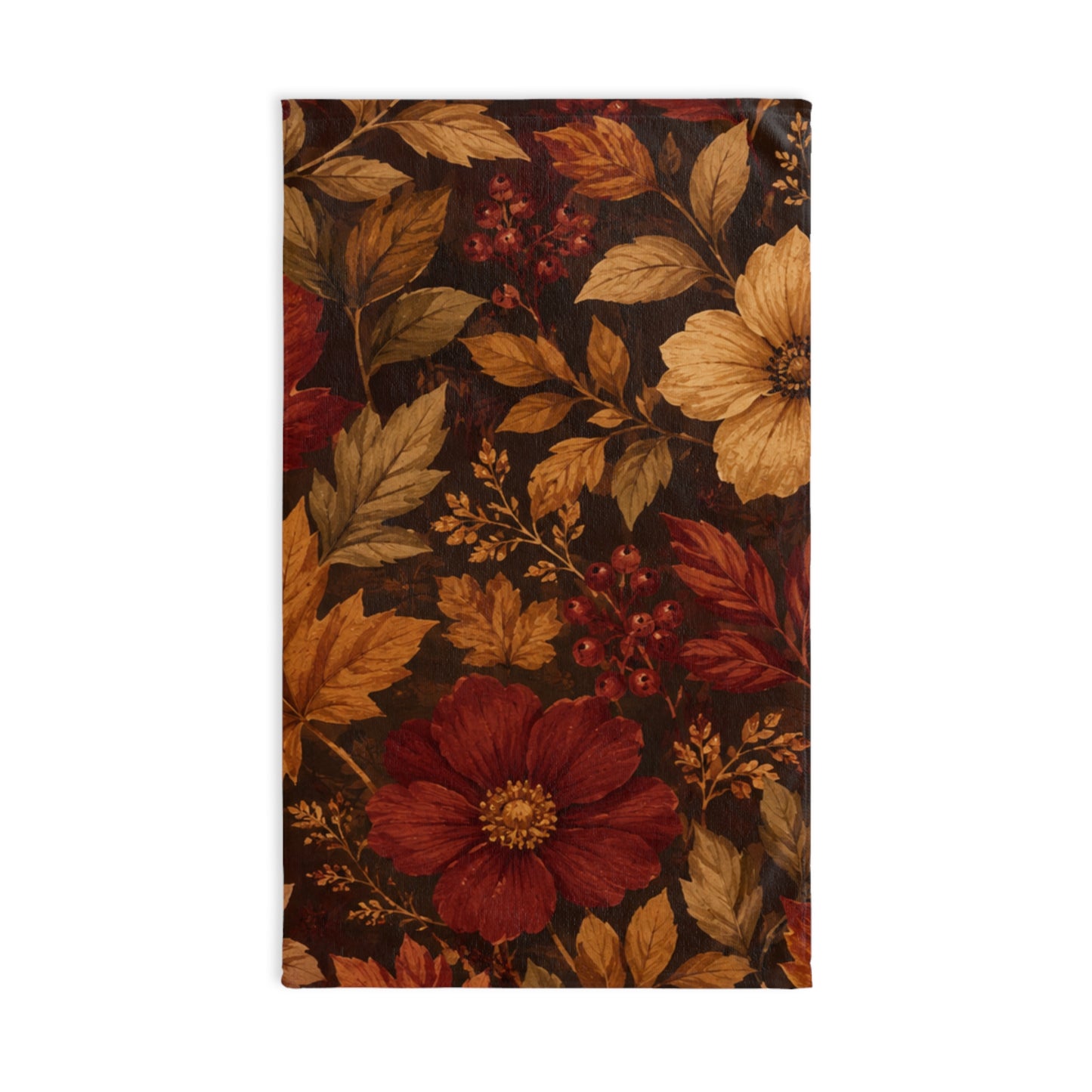 Rustic Fall Hand Towel — Rust & Mustard Décor