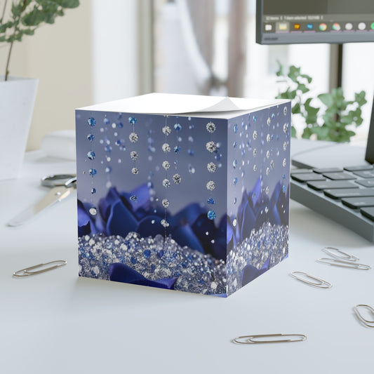 Crystal Rain Note Cube