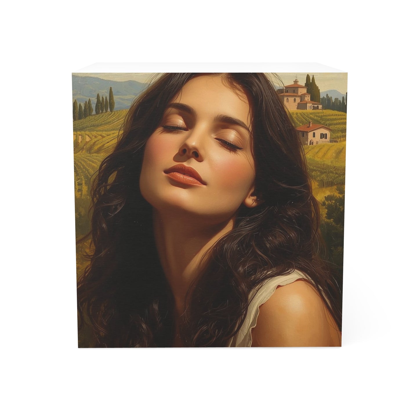 Sunrise in Tuscany Note Cube