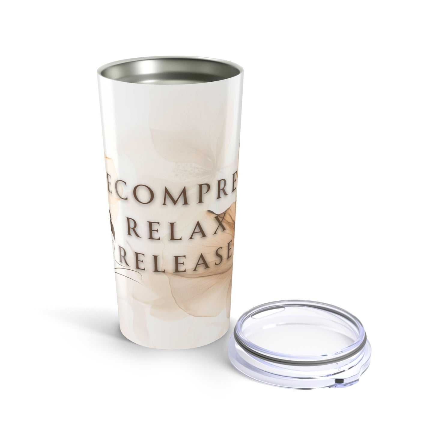 Decompress, Relax, Release Tumbler 20oz