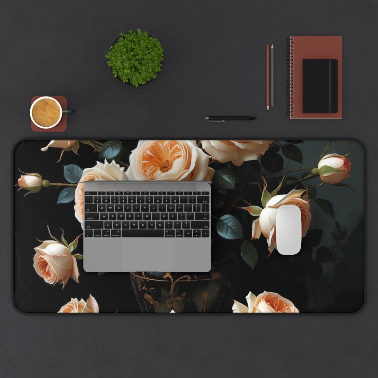Evening Bloom Desk Mat