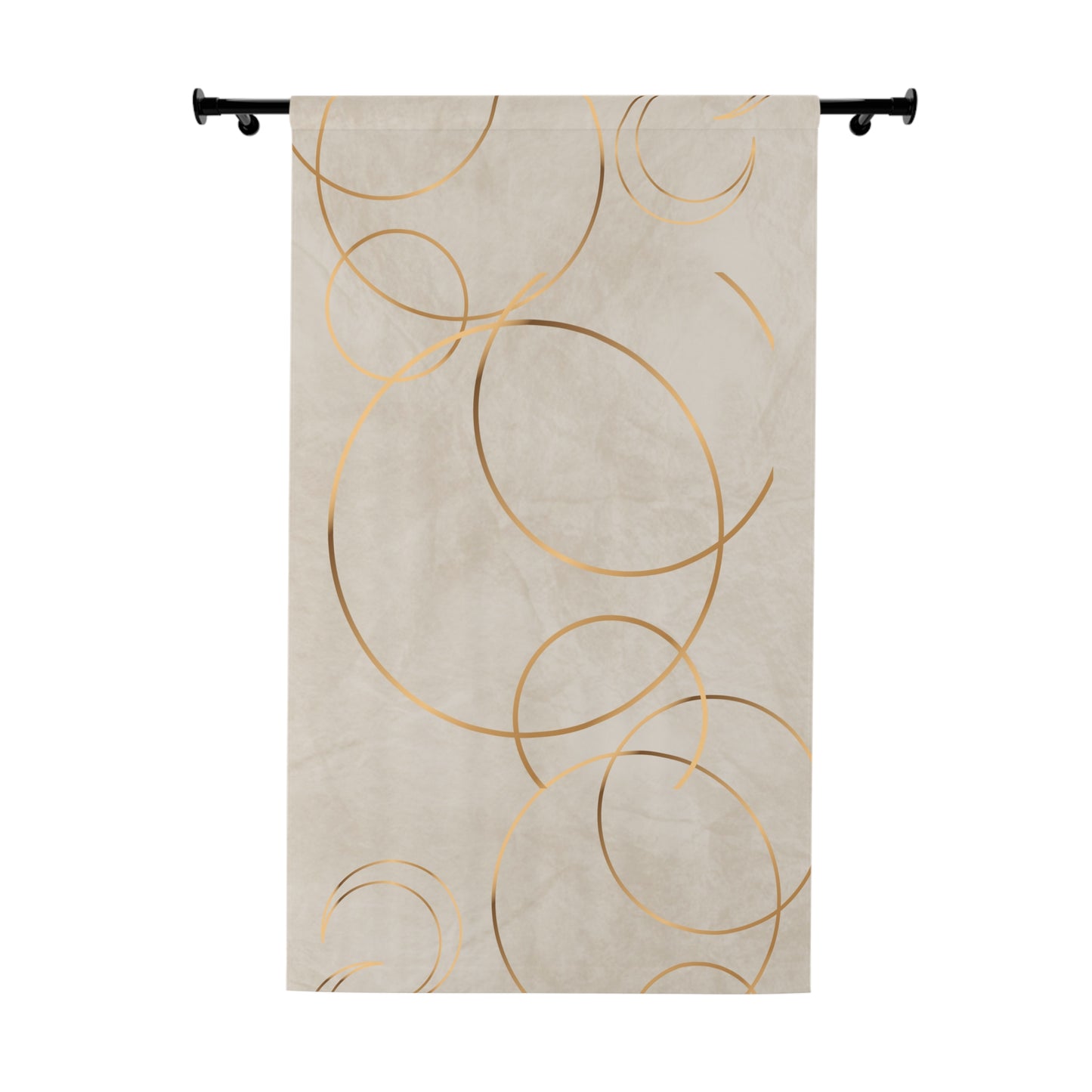 Golden Eclipse Blackout Window Curtains (1 Piece)