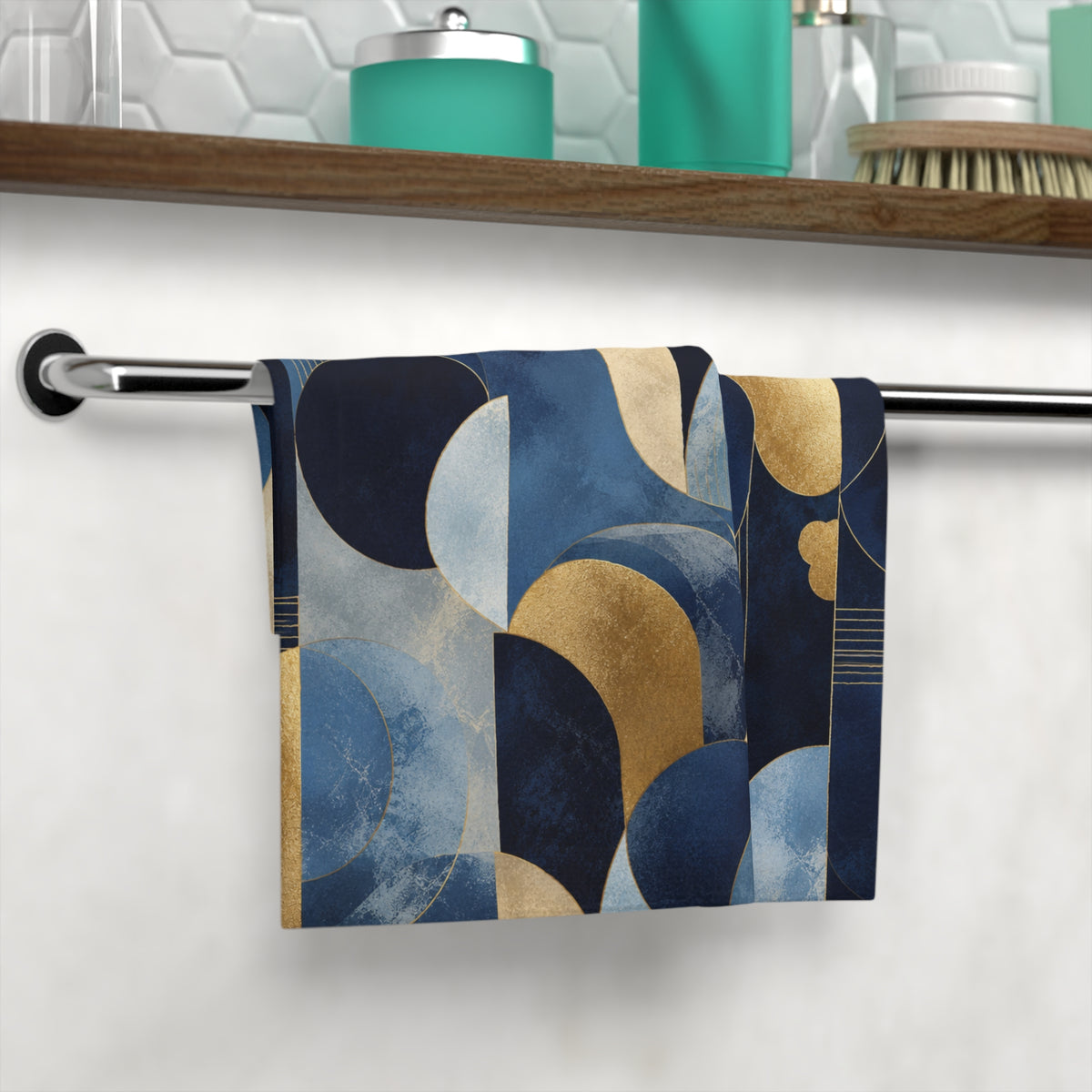 Azure Opulence Face Towel