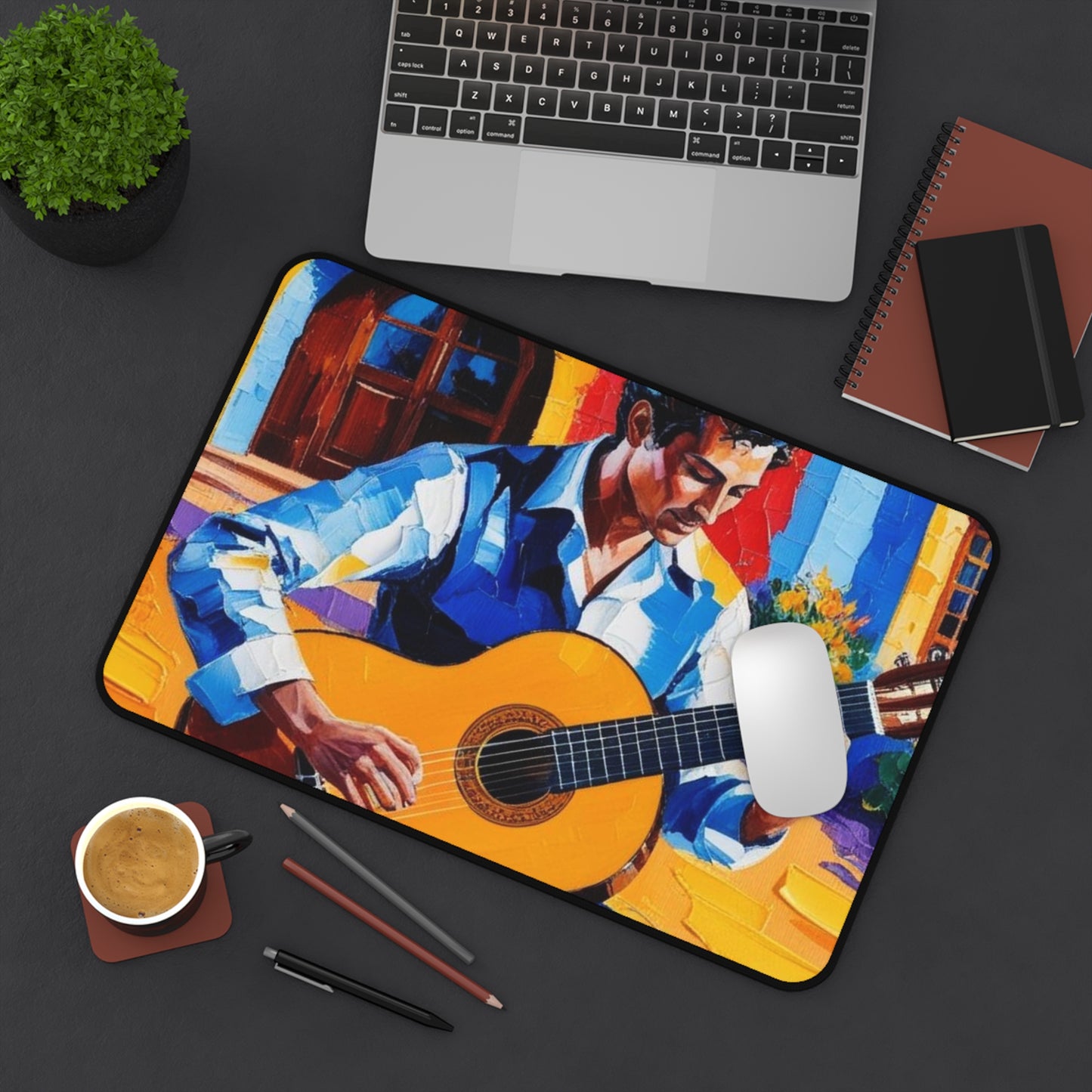 Spanish Guitar Desk Mat