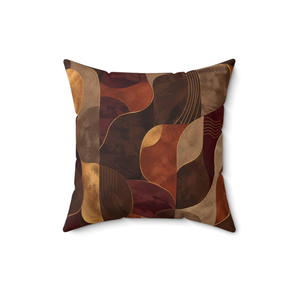 Ember & Earth — Warm Earthtone Decorative Throw Cushion