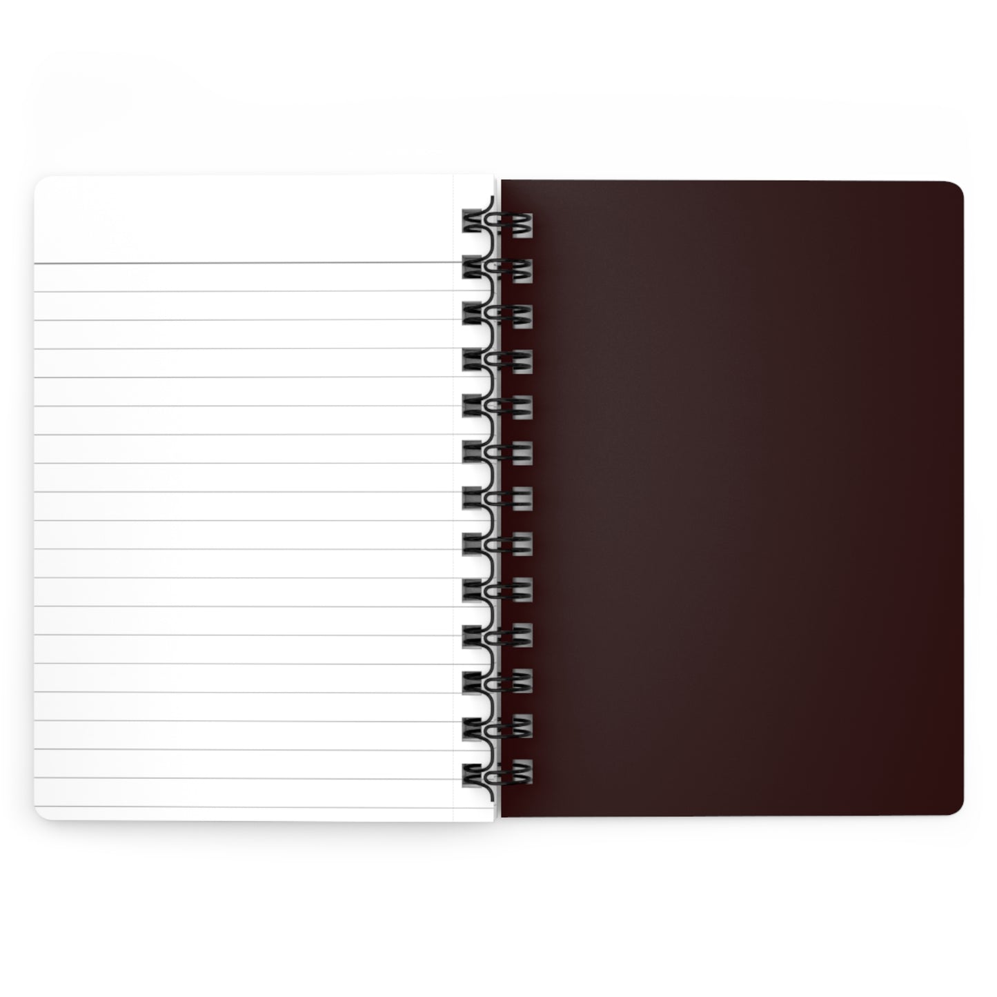 Woman Warrior Veteran Spiral Notebook — Patriotic Floral Journal for Female Veterans