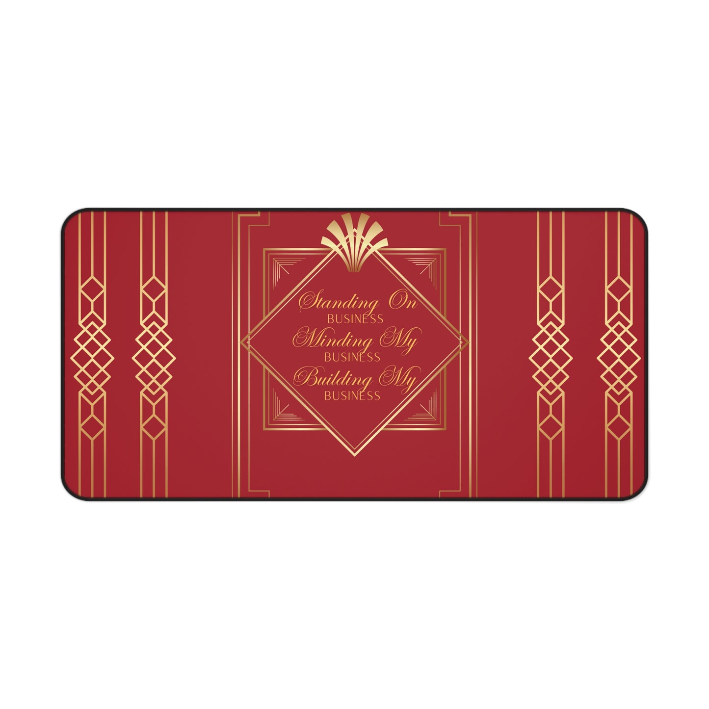 Business 2 (Red) Desk Mat