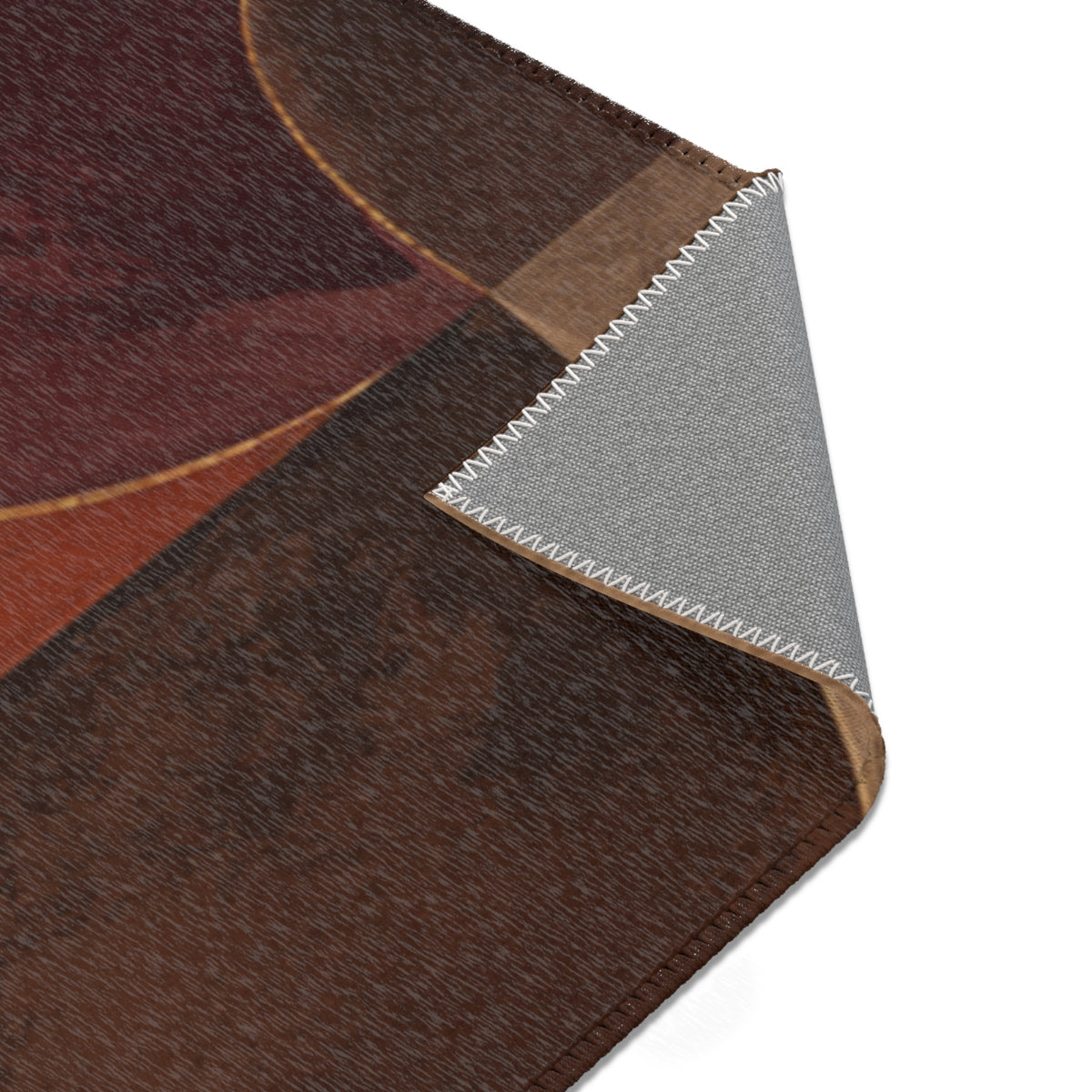 Ember & Earth Area Rug - Mid-Century Modern Geometric Accent Rug
