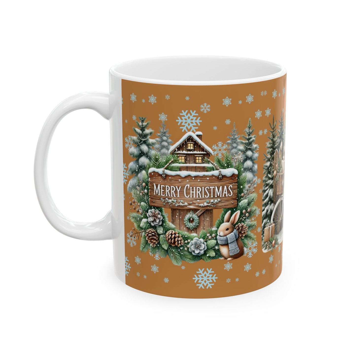 Merry Christmas 2 Ceramic Mug, (11oz, 15oz)