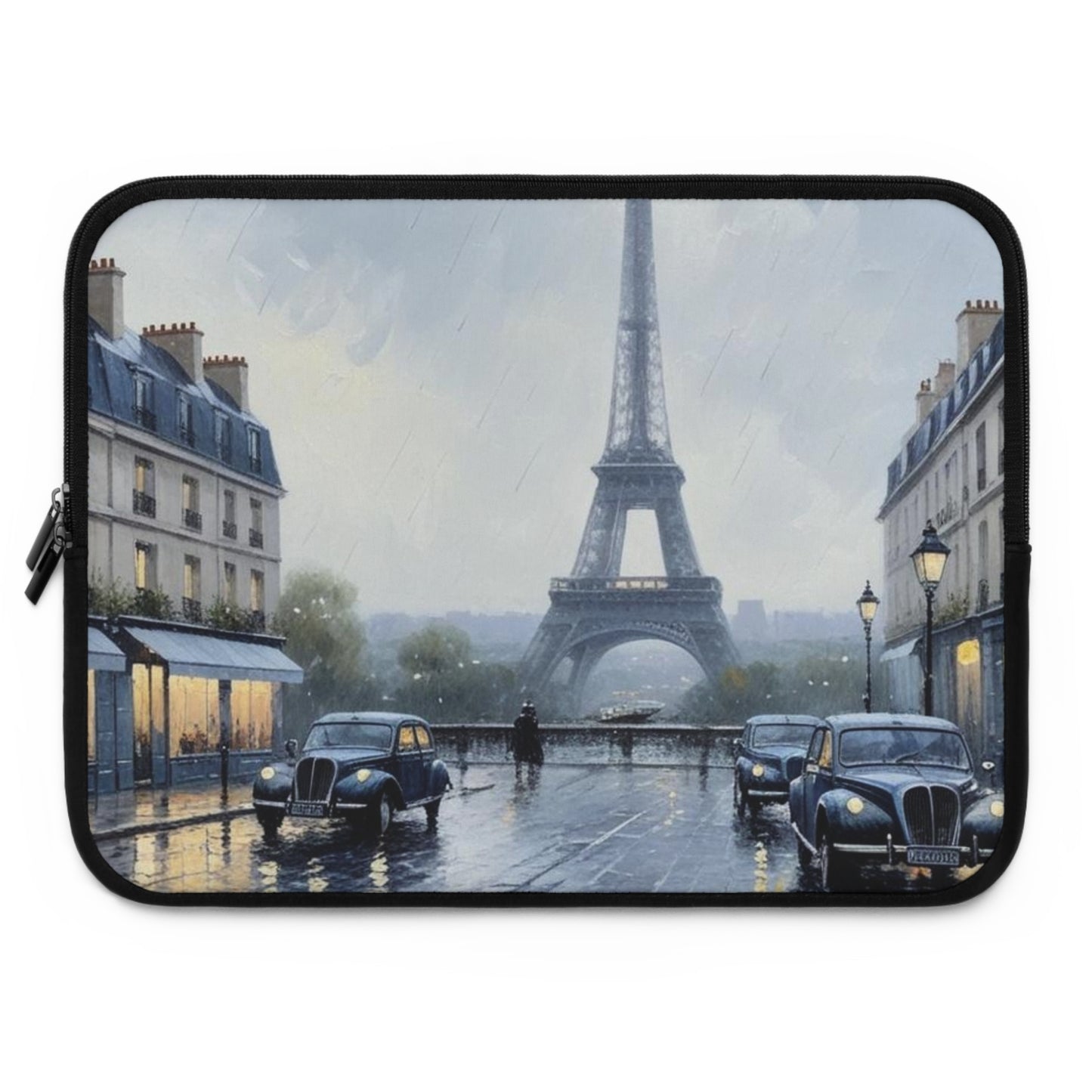 A Rainy Day in Paris Laptop Sleeve