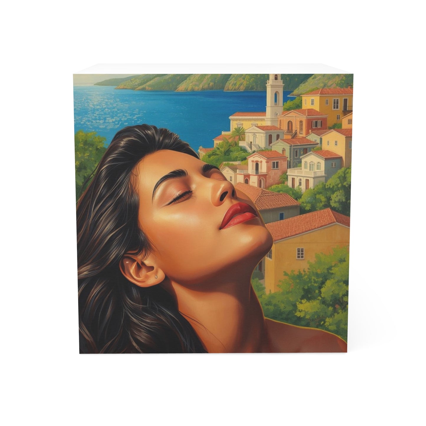 Sunrise in Puerto Rico Note Cube