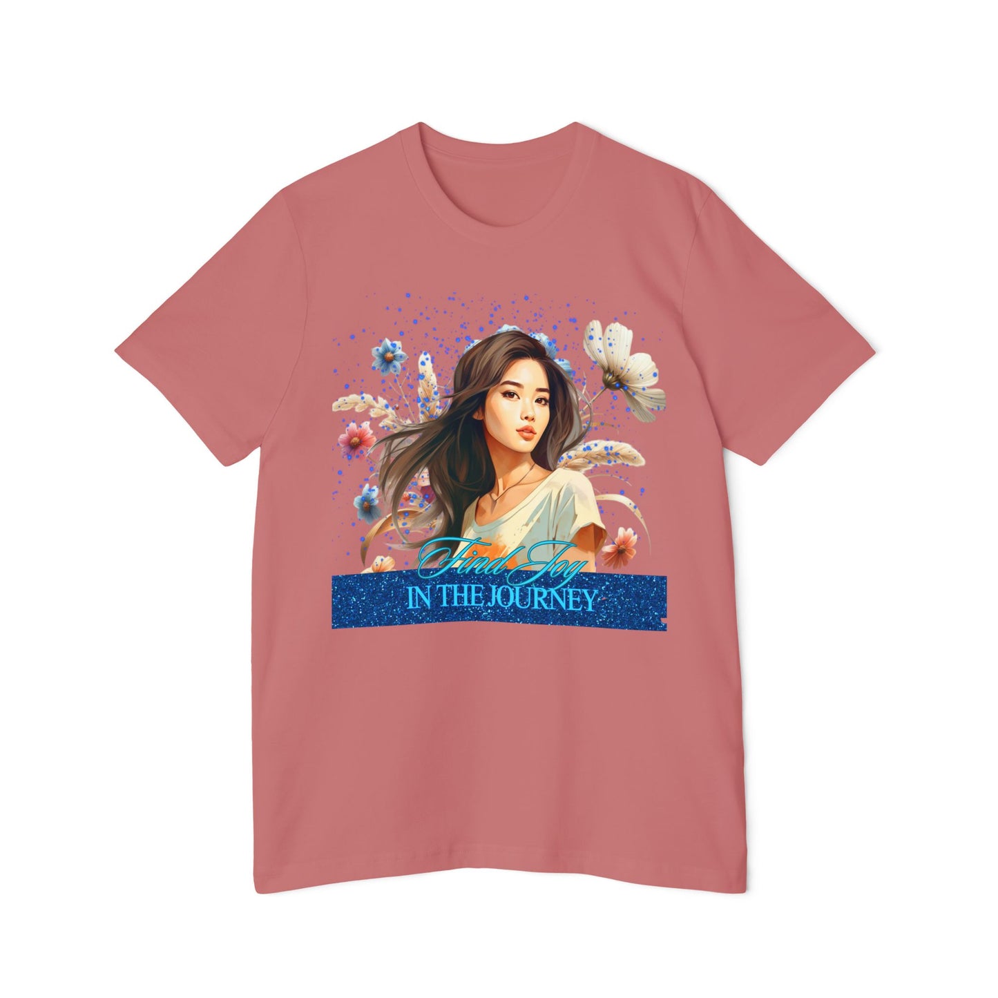 Portrait Graphic T-Shirt — "In The Journey" Floral Portrait Tee