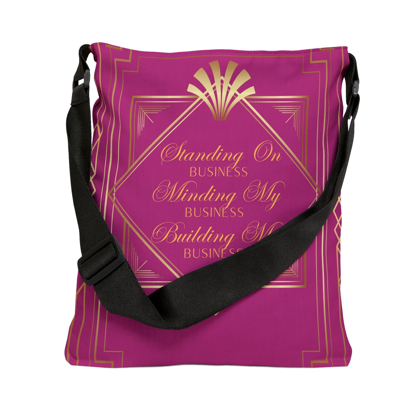 Business 2 (Pink) Adjustable Tote Bag (AOP)