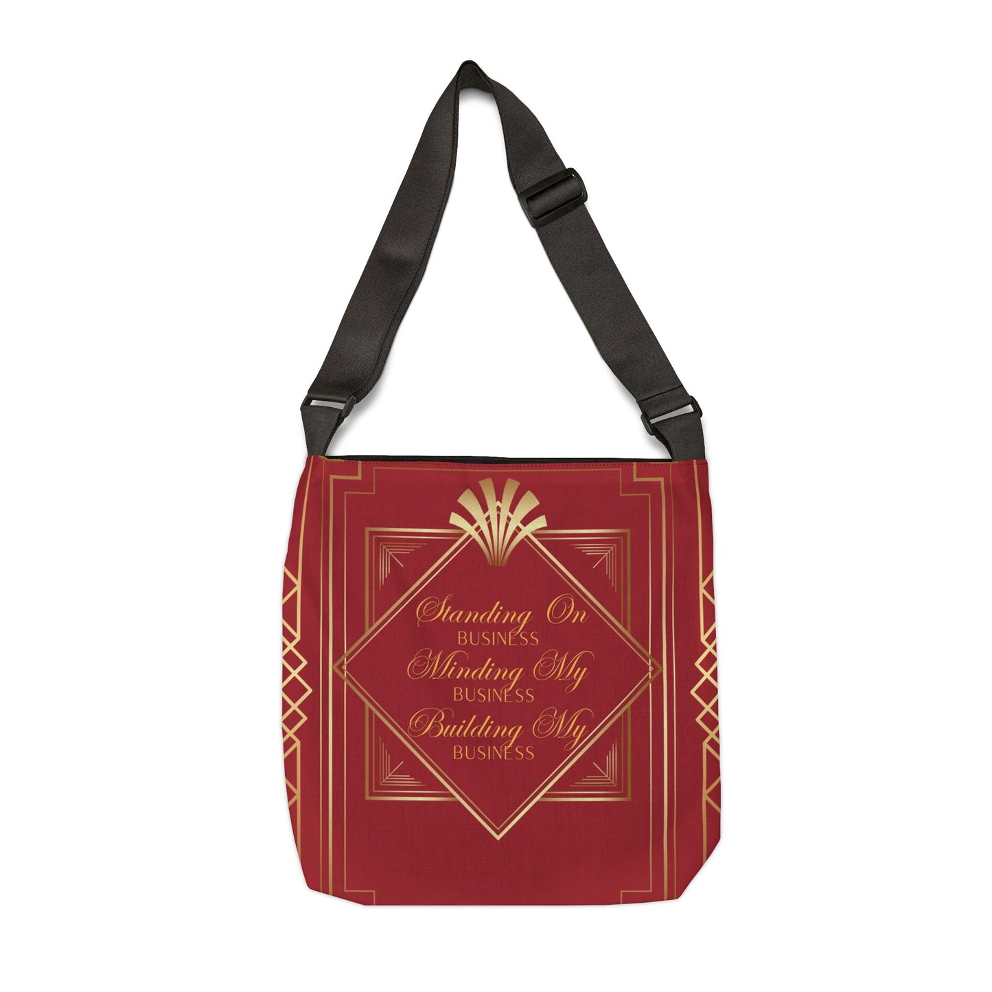 Business 2 (Red) Adjustable Tote Bag (AOP)