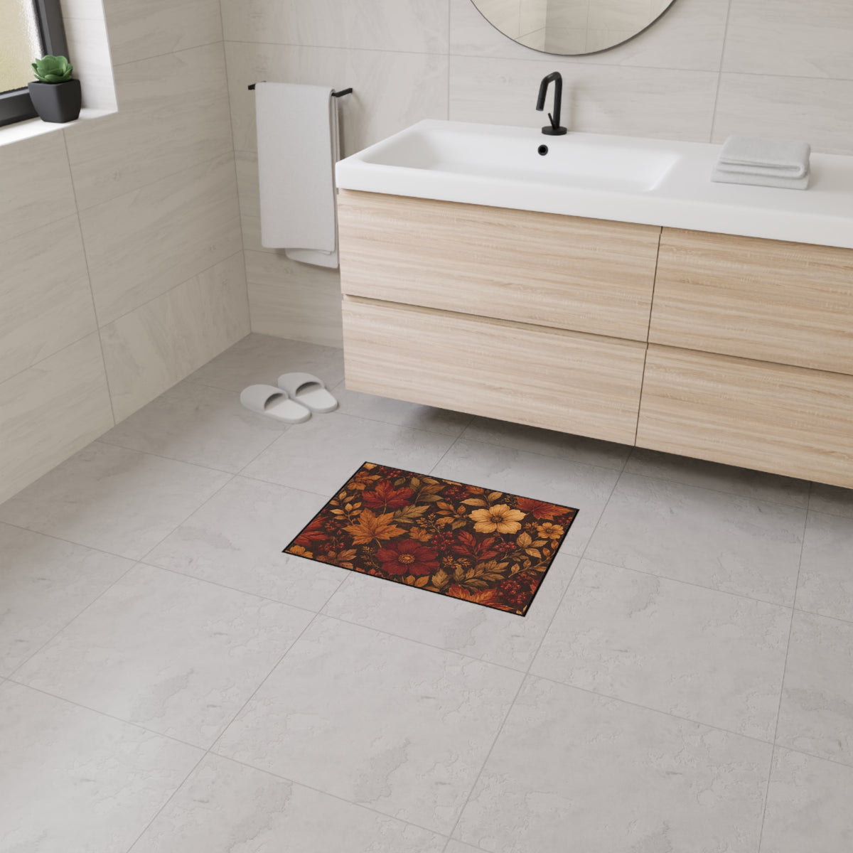 Rustic Fall Heavy Duty Floor Mat