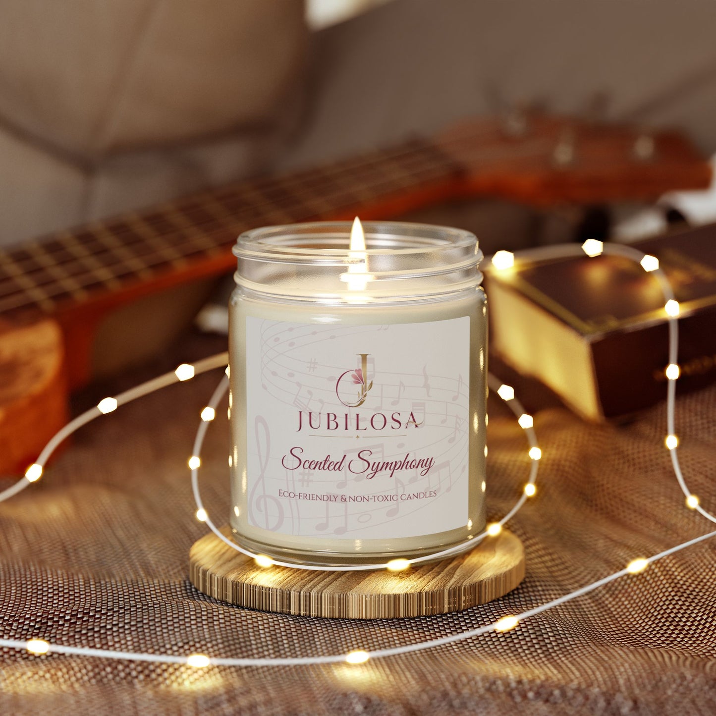 Scented Symphony Coconut Apricot Candle Collection (4oz, 9oz)