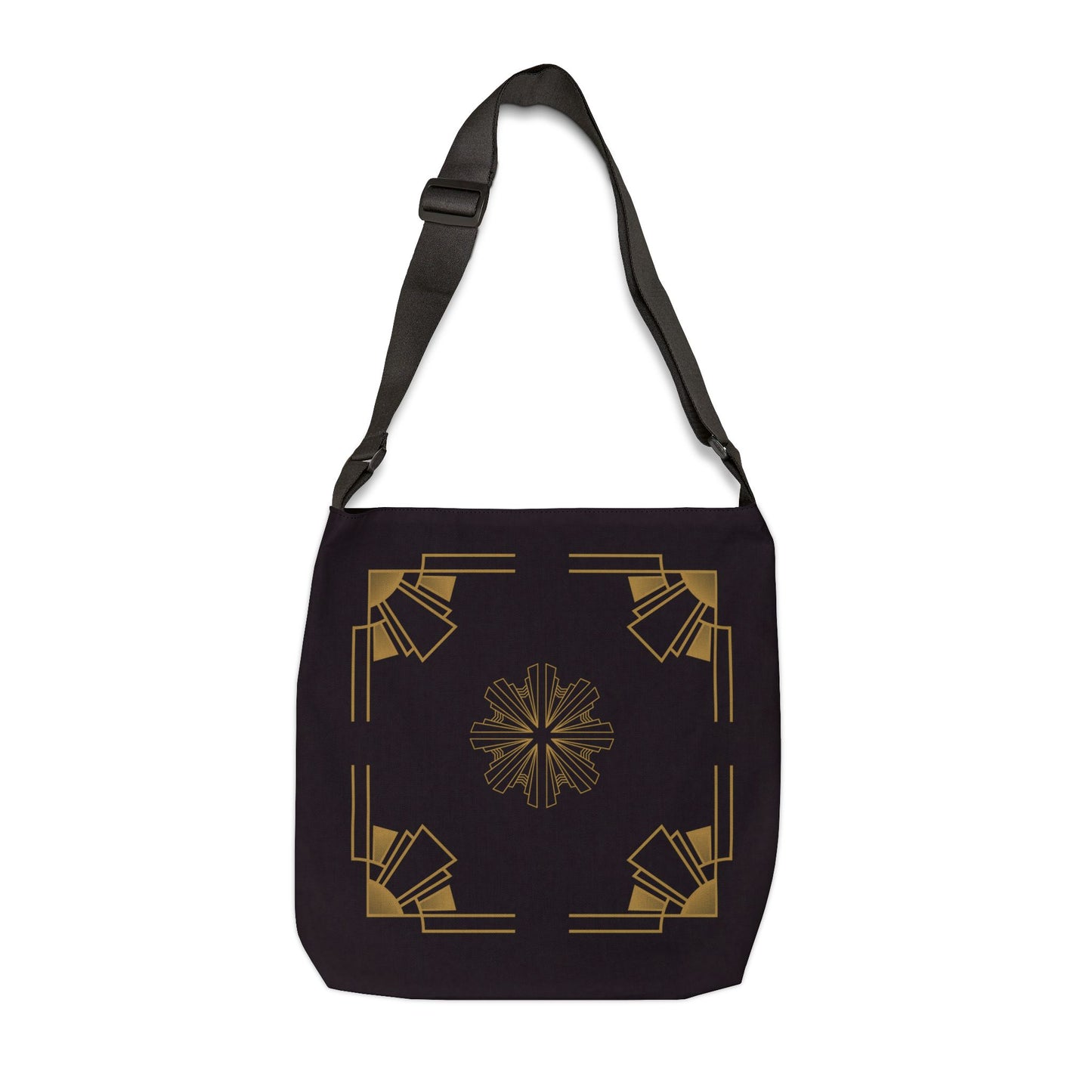 Midnight Luxe (Ebony) Adjustable Tote Bag (AOP)
