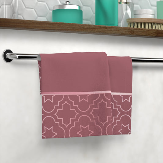 Blush of Rose Face Towel