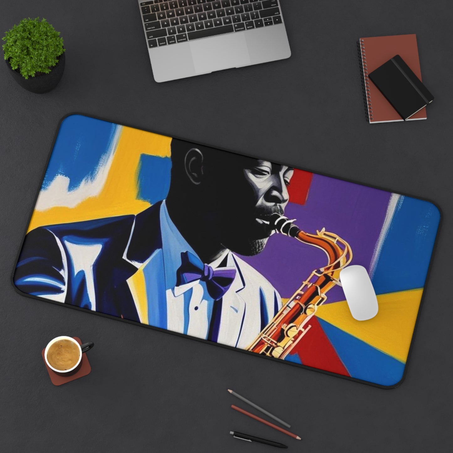 All That Sax Desk Mat