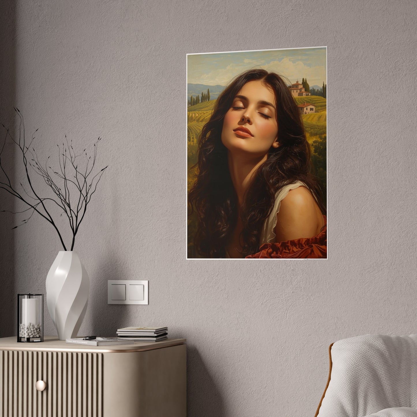 Sunrise in Tuscany Gloss Posters