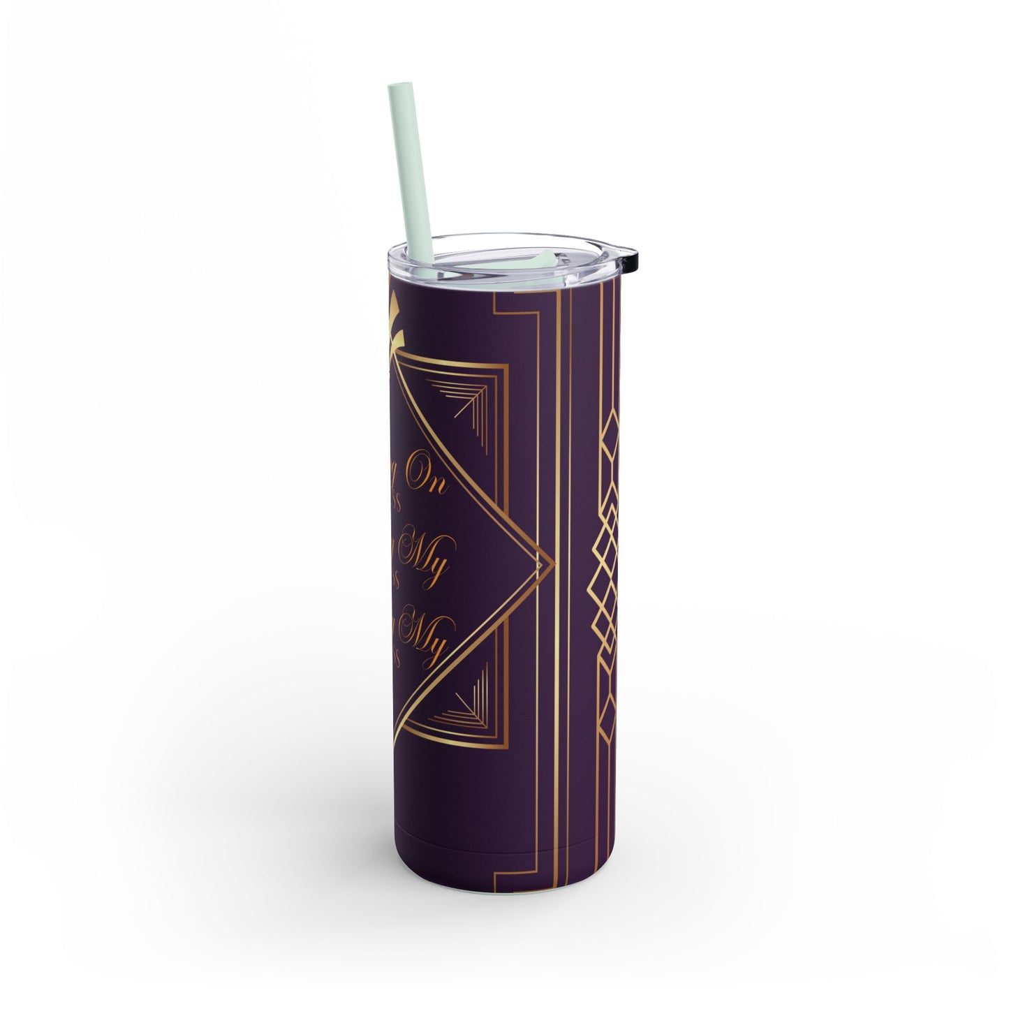 Business 2 (Purple) Maars Maker Skinny Matte Tumbler, 20oz