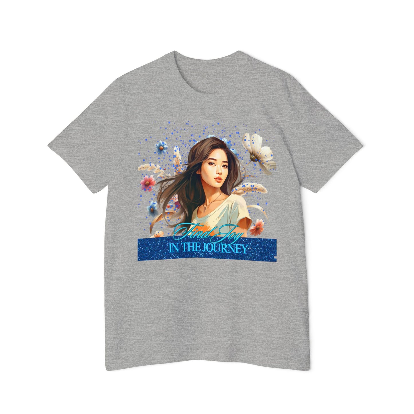 Portrait Graphic T-Shirt — "In The Journey" Floral Portrait Tee