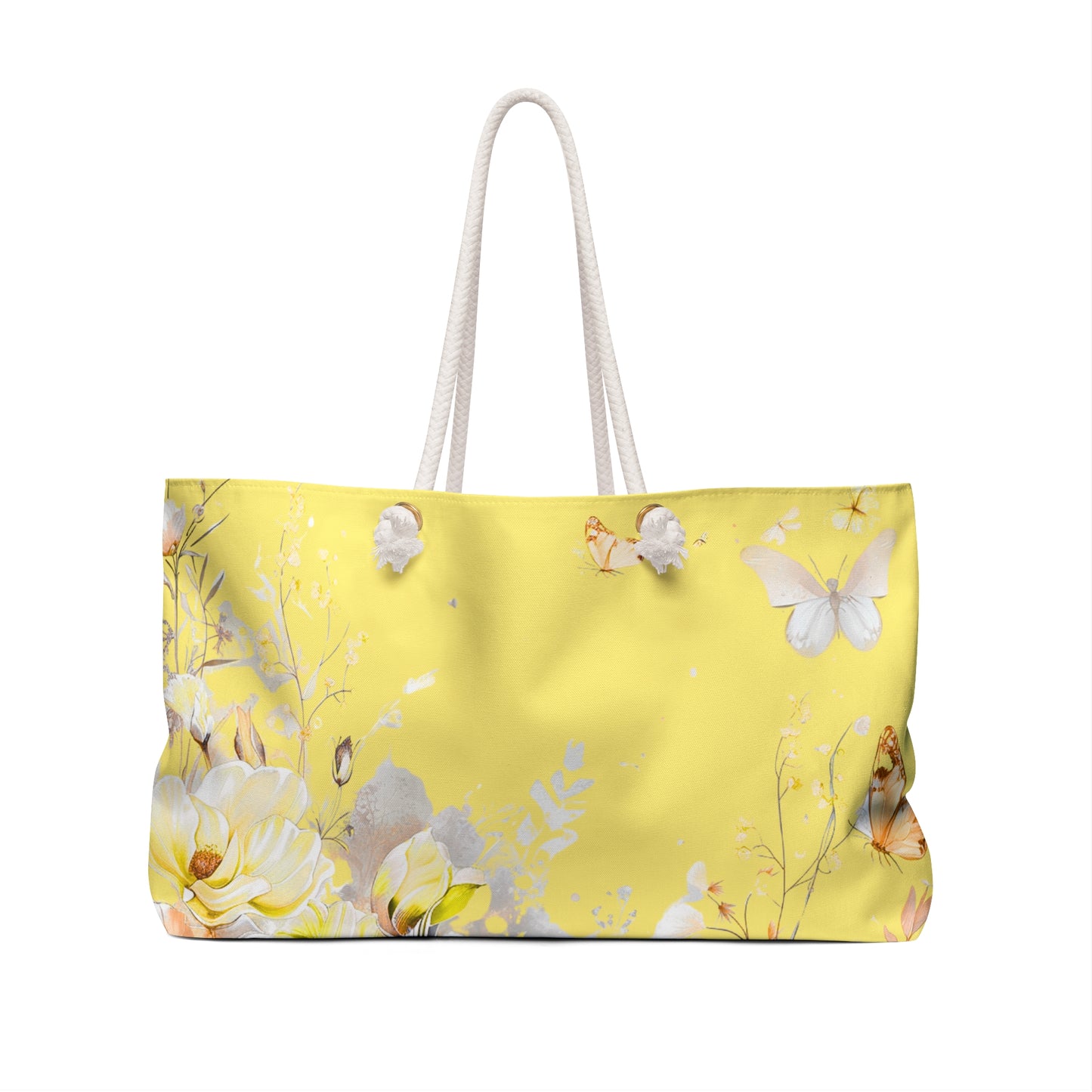 Canary Floral Weekender Bag — Spring Beach Travel Tote