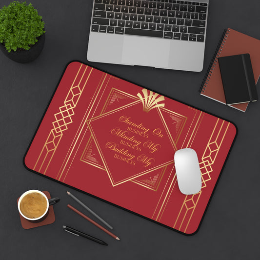 Business 2 (Red) Desk Mat