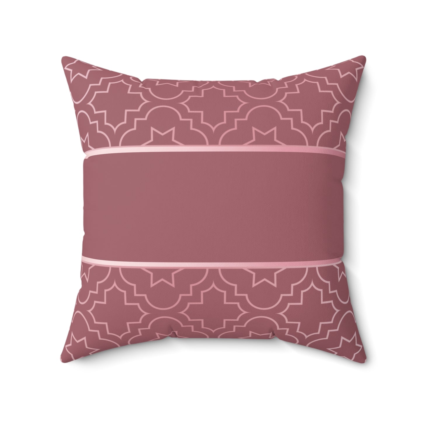 Blush of Rose Square Pillow