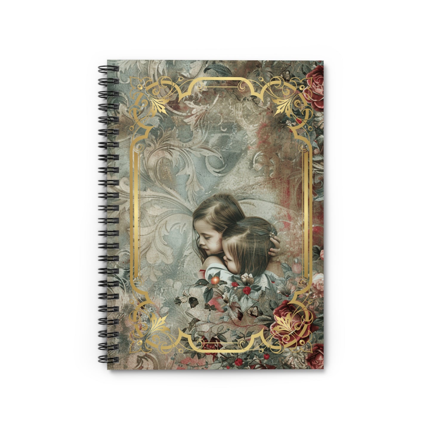 Charming Embrace Spiral Notebook - Ruled Line